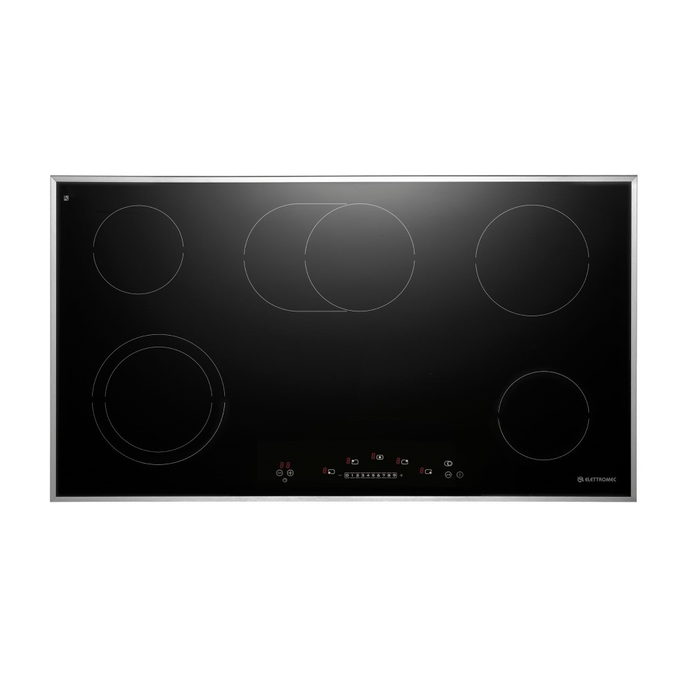 Cooktop Vitrocerâmico Elettromec CKV-5Q-90-CV-2KSA 5 Zonas 90 cm 220V — imagem fallback 1