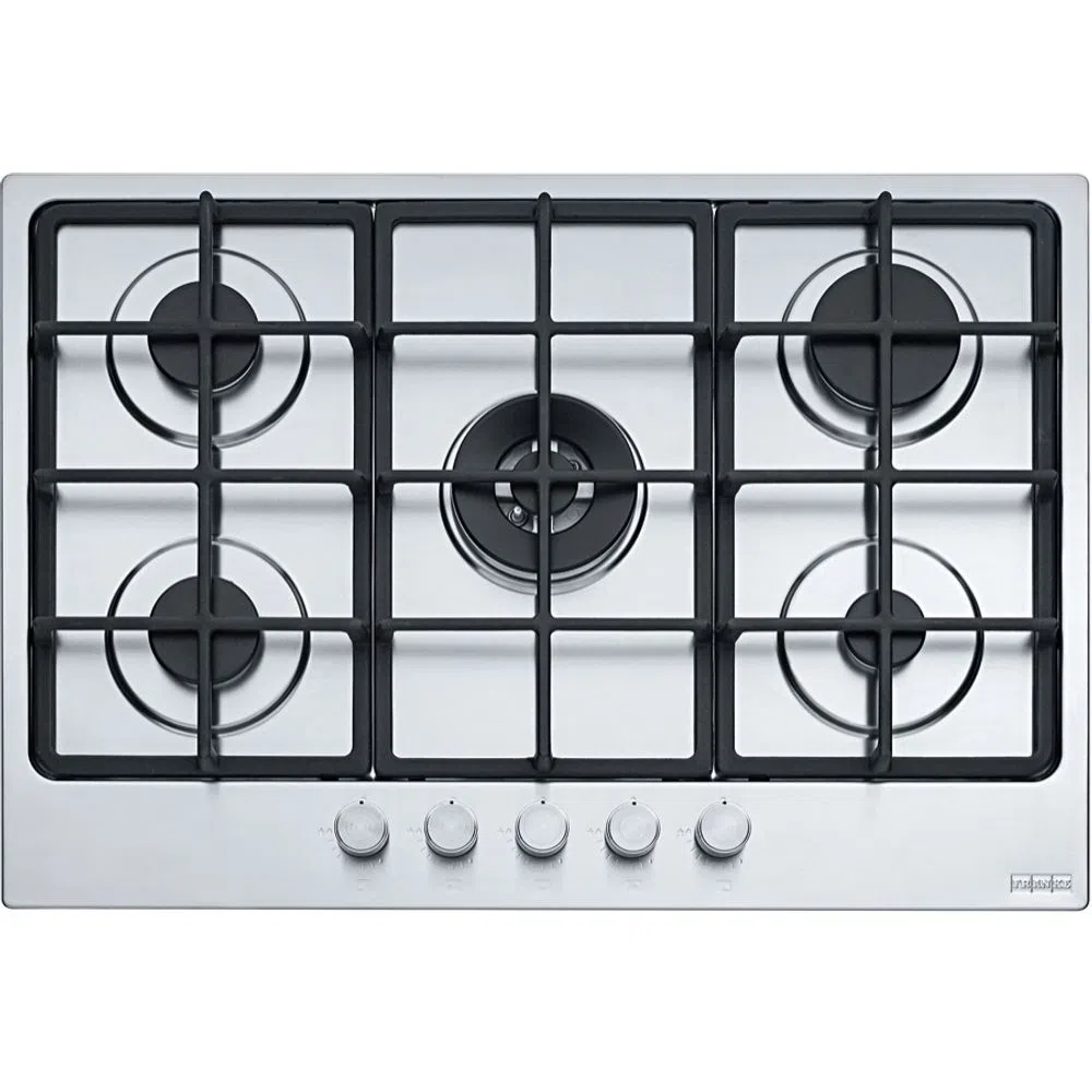 Cooktop a Gás Inox Franke 5 Queimadores Franke em proposta premium para cozinha planejada