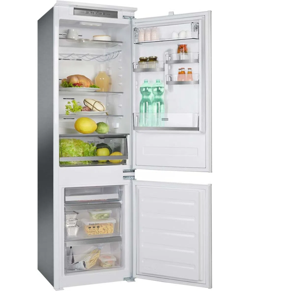 Refrigerador de embutir FCB 320 TNF BR 250L Franke em proposta premium para cozinha planejada