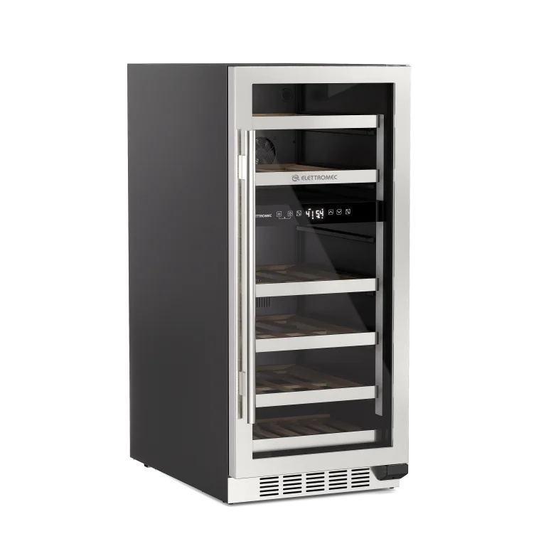 Adega Inox Dual Zone Built-In Connect Elettromec CV-2BI-30-XV-2VPA 25 Garrafas 220V — imagem 4