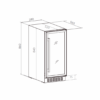 Adega Inox Dual Zone Built-In Connect Elettromec CV-2BI-30-XV-2VPA 25 Garrafas 220V — imagem 9