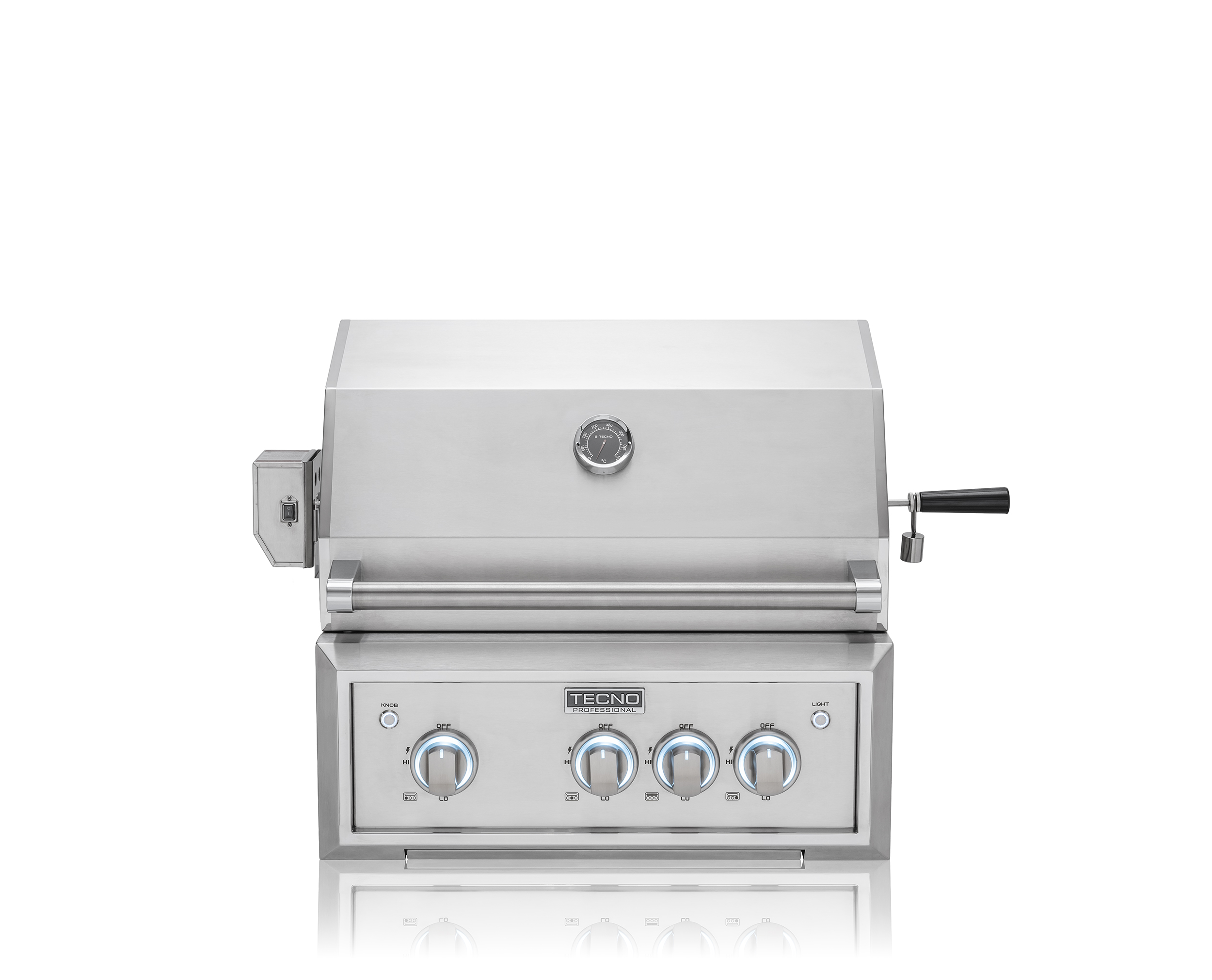 Churrasqueira a Gás de Embutir Tecno Professional TBBQ64A 2 Queimadores 64 cm Inox