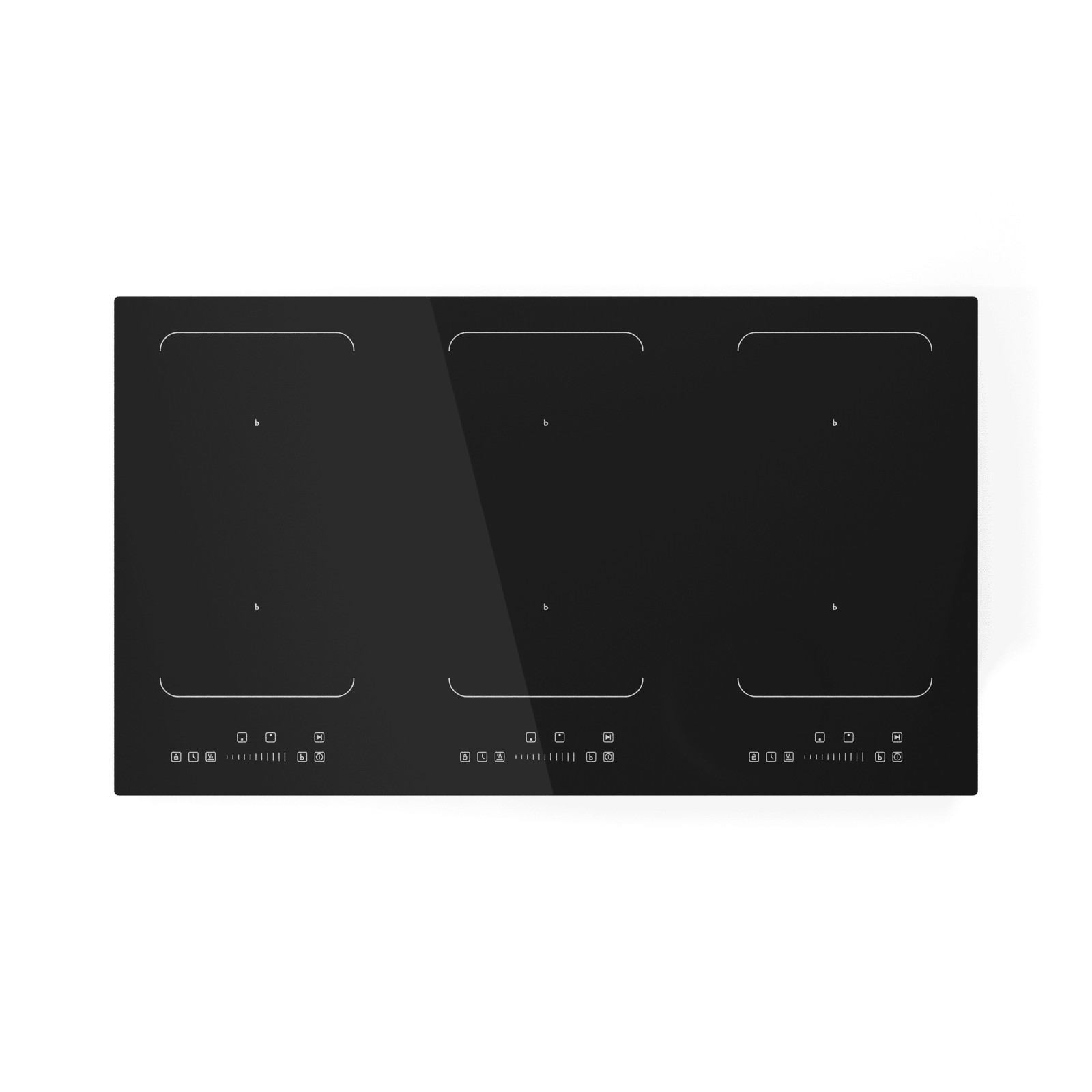 Cooktop de Indução Invita I-CKI-6Q-90-CI-2ATA 6 Zonas 90 cm Preto 220V
