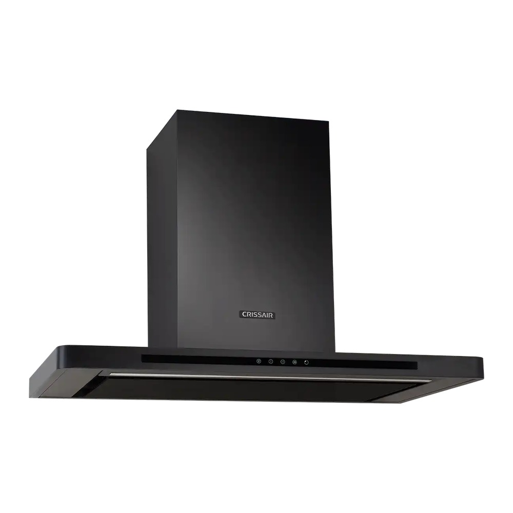 Coifa de Parede Crissair Drito Plane Black CRR08.9G3 90 cm 220V - imagem oficial 2