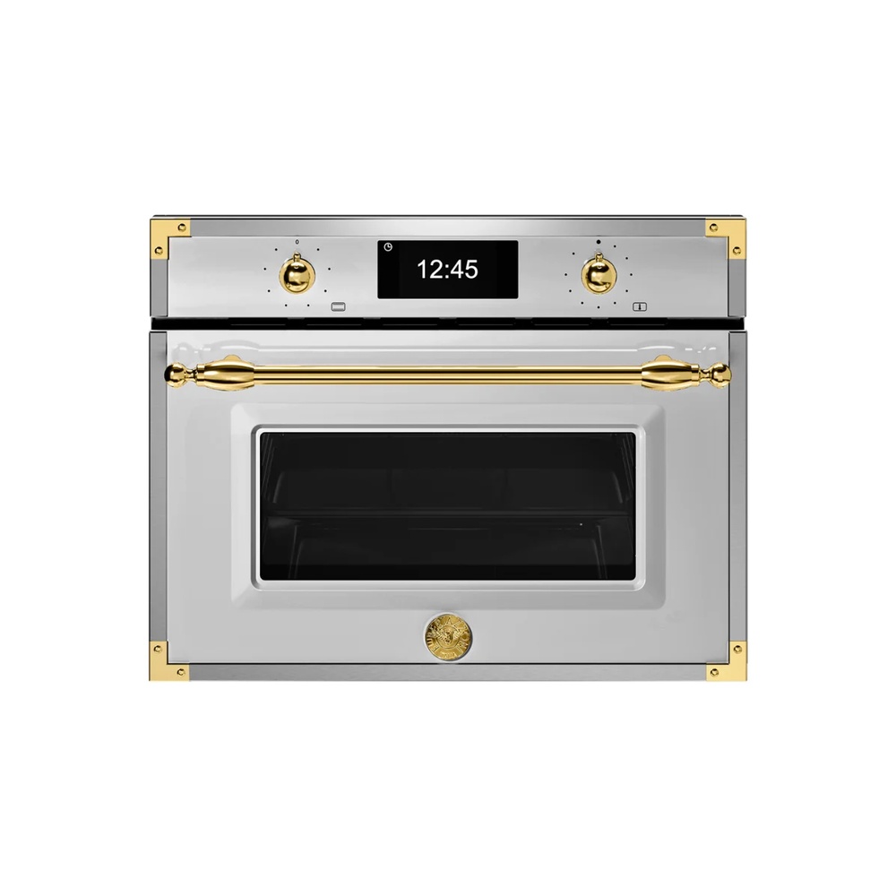 Forno Combinado Elétrico de Embutir Bertazzoni Heritage F457HERMWTXG 40 Litros Inox 60 cm 220V — imagem principal 1000x1000 sem corte