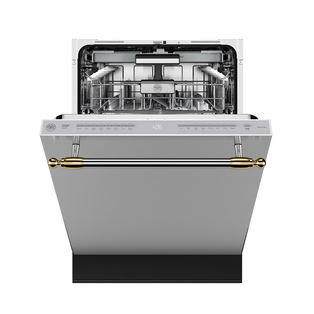 Lava-louças Bertazzoni Heritage HERDW24T3IXT 16 Serviços Inox 60 cm 127V — imagem principal 1000x1000 sem corte