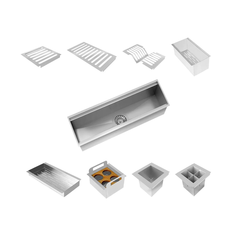 Canal Organizador DeBacco 20.03.10400 450 mm Inox — imagem oficial 2