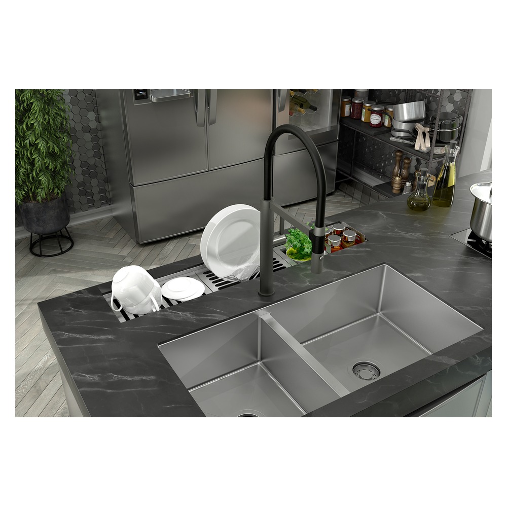 Canal Organizador DeBacco Grey 20.03.10703 910 x 164 mm com Acessórios — imagem oficial 2
