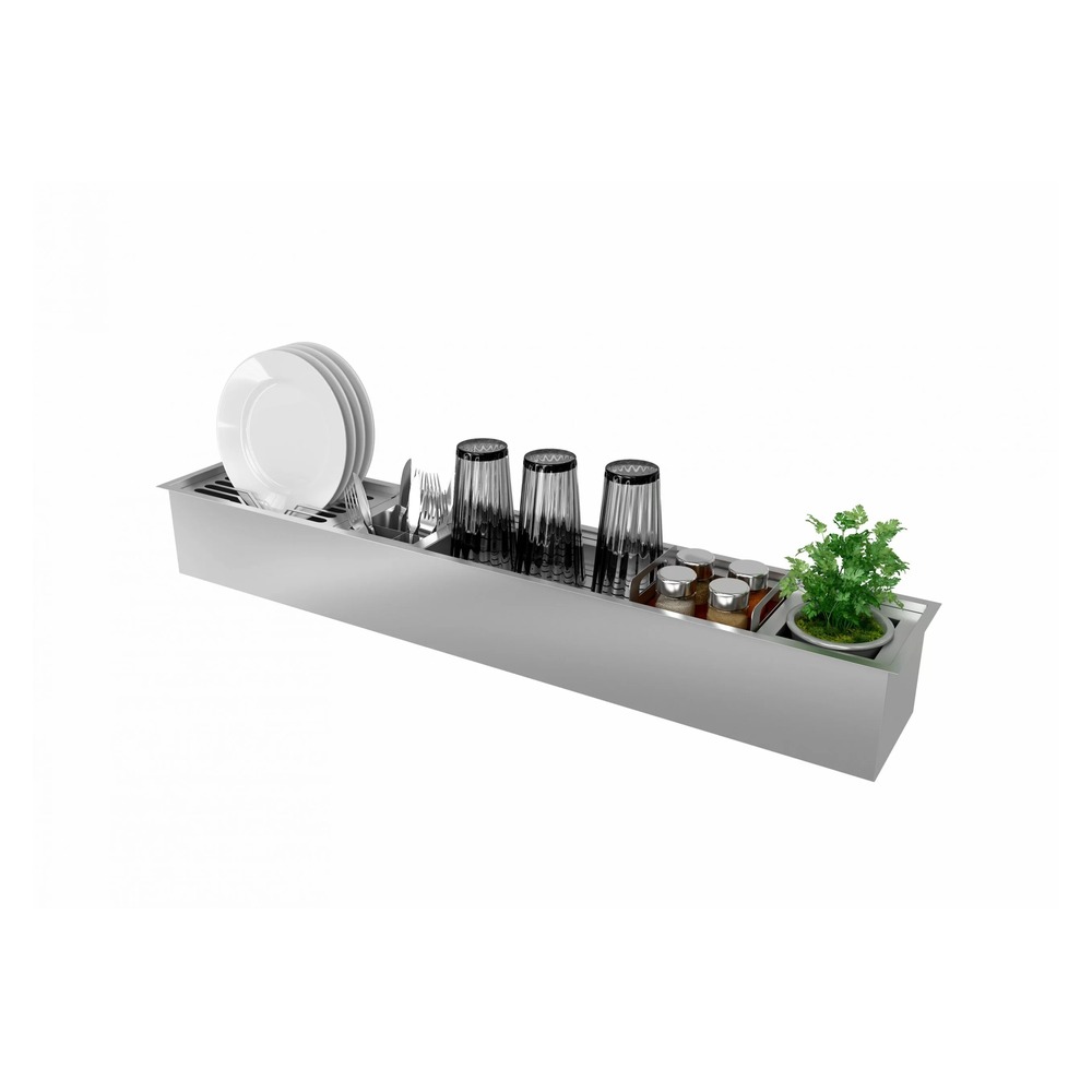 Canal Organizador DeBacco 20.03.10800 1050 mm Inox — imagem oficial 4