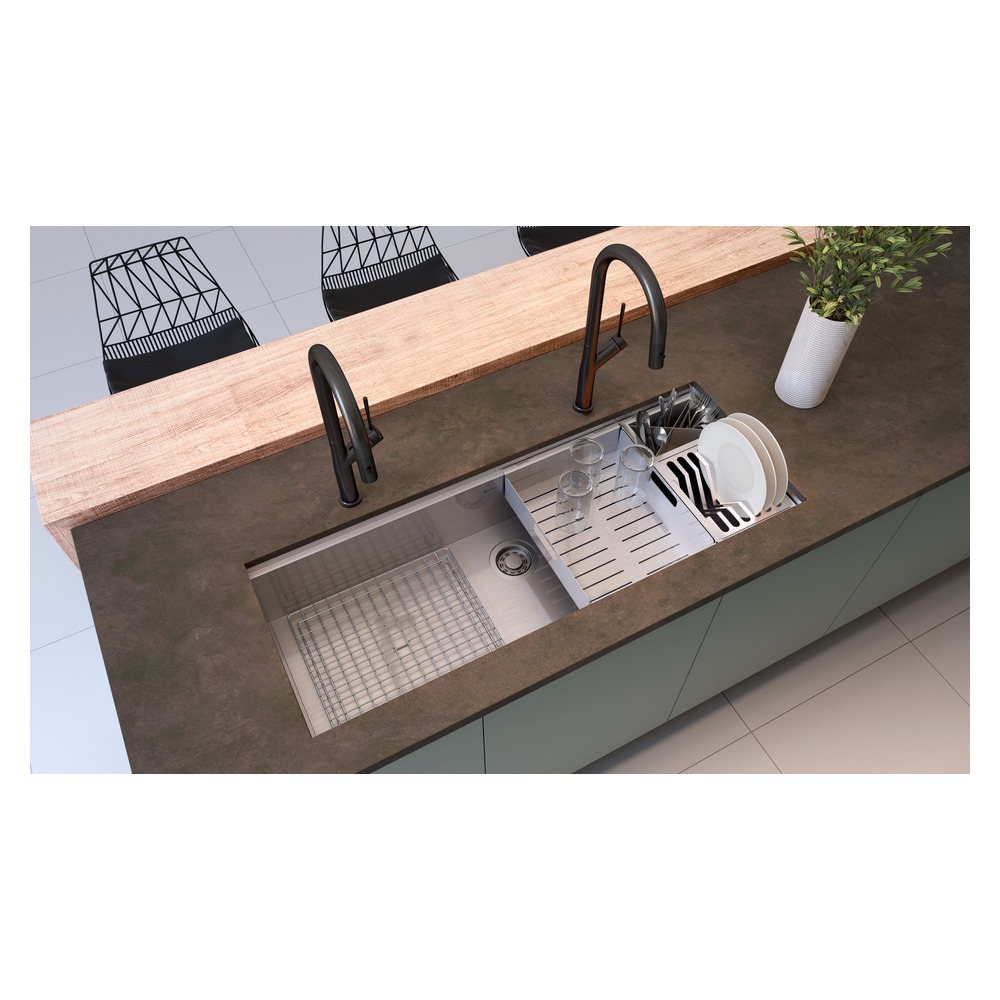Cuba DeBacco Quadratino Gourmet 1100 20.03.11545 Escovado 1150 x 450 mm — imagem oficial 2