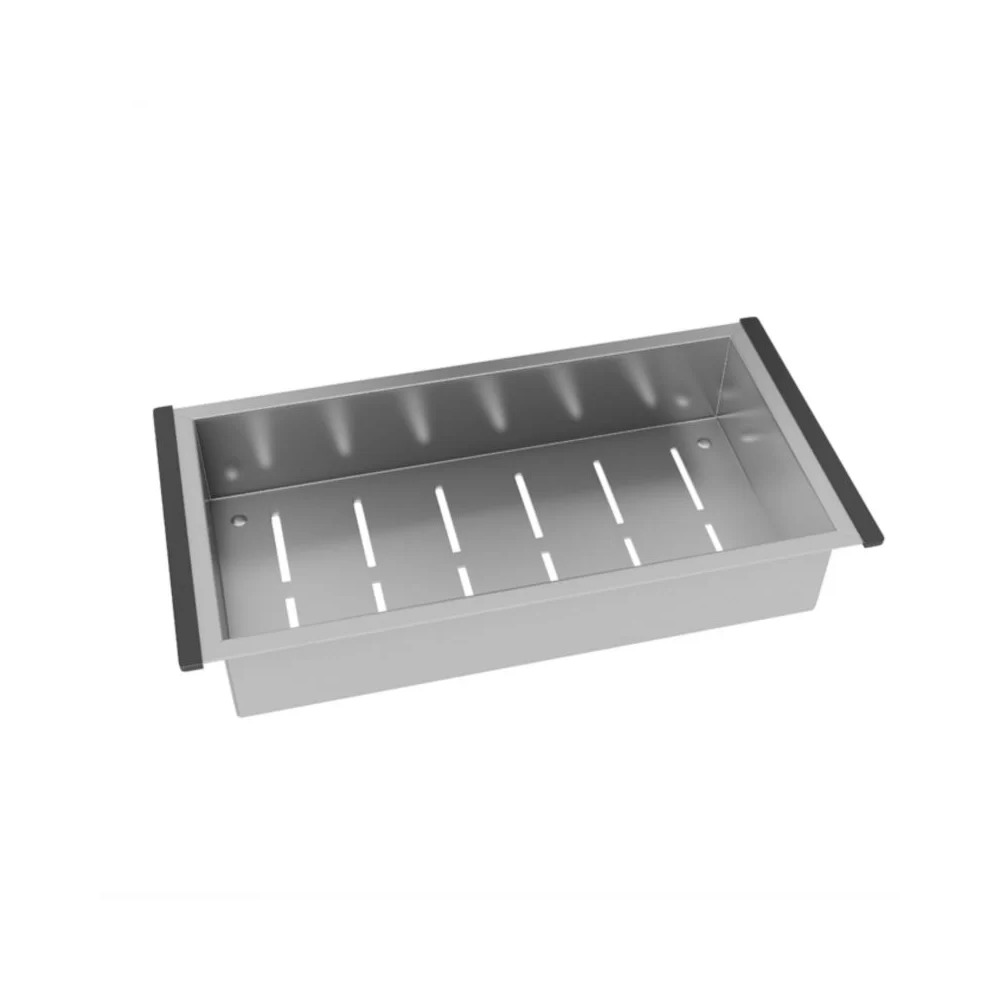 Bandeja Retangular Profunda DeBacco 20.04.00130 440 x 225 x 83 mm — imagem oficial 1