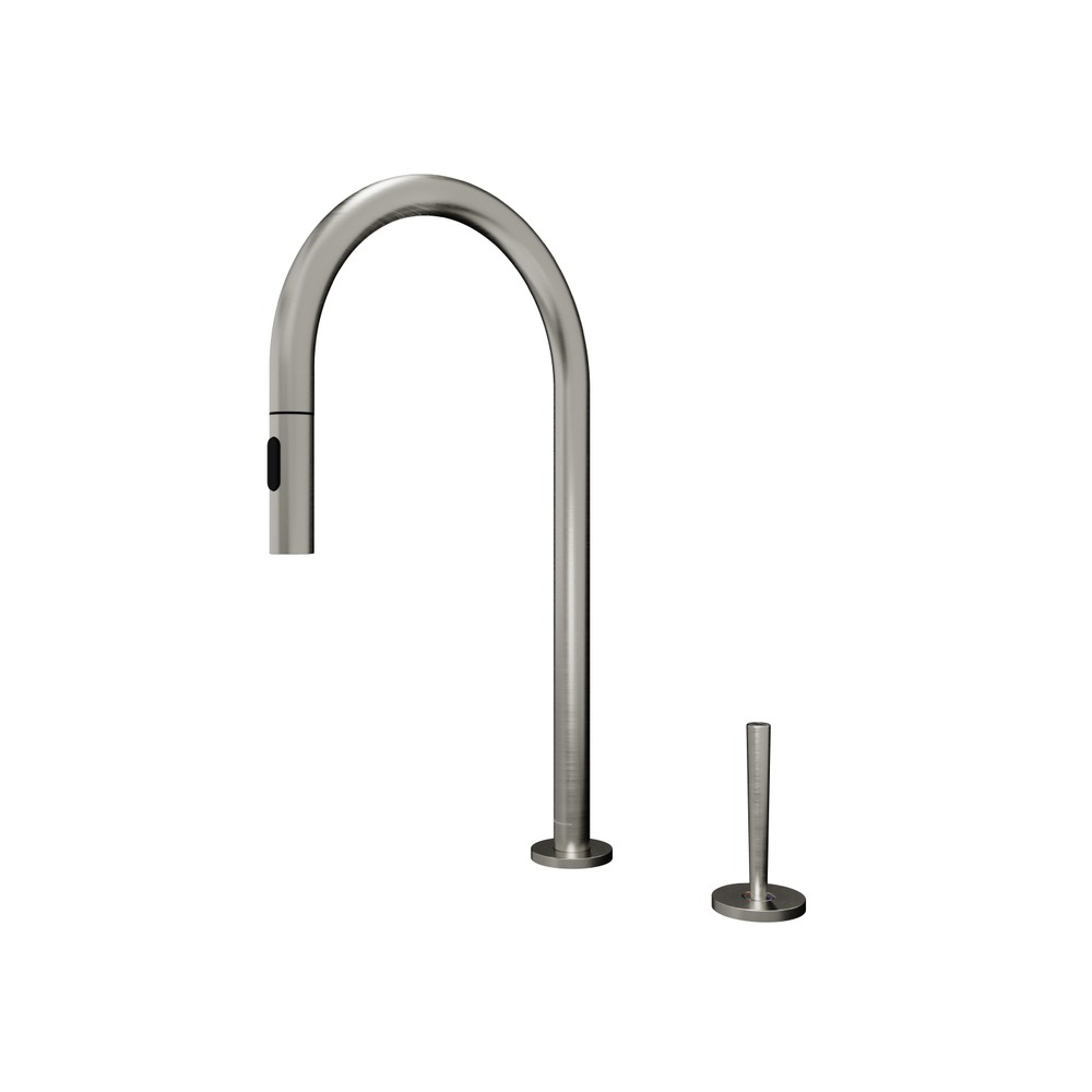 Misturador Monocomando DeBacco Essenziale 20.04.00183 Níquel para Cozinha — imagem oficial 2