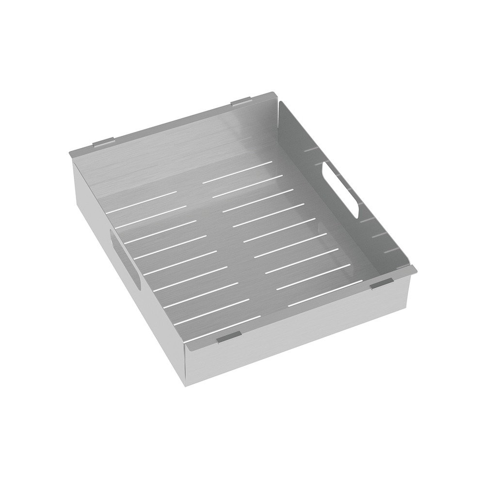 Bandeja Perfurada DeBacco 20.04.00233 Inox 392 x 305 x 80 mm — imagem oficial 2