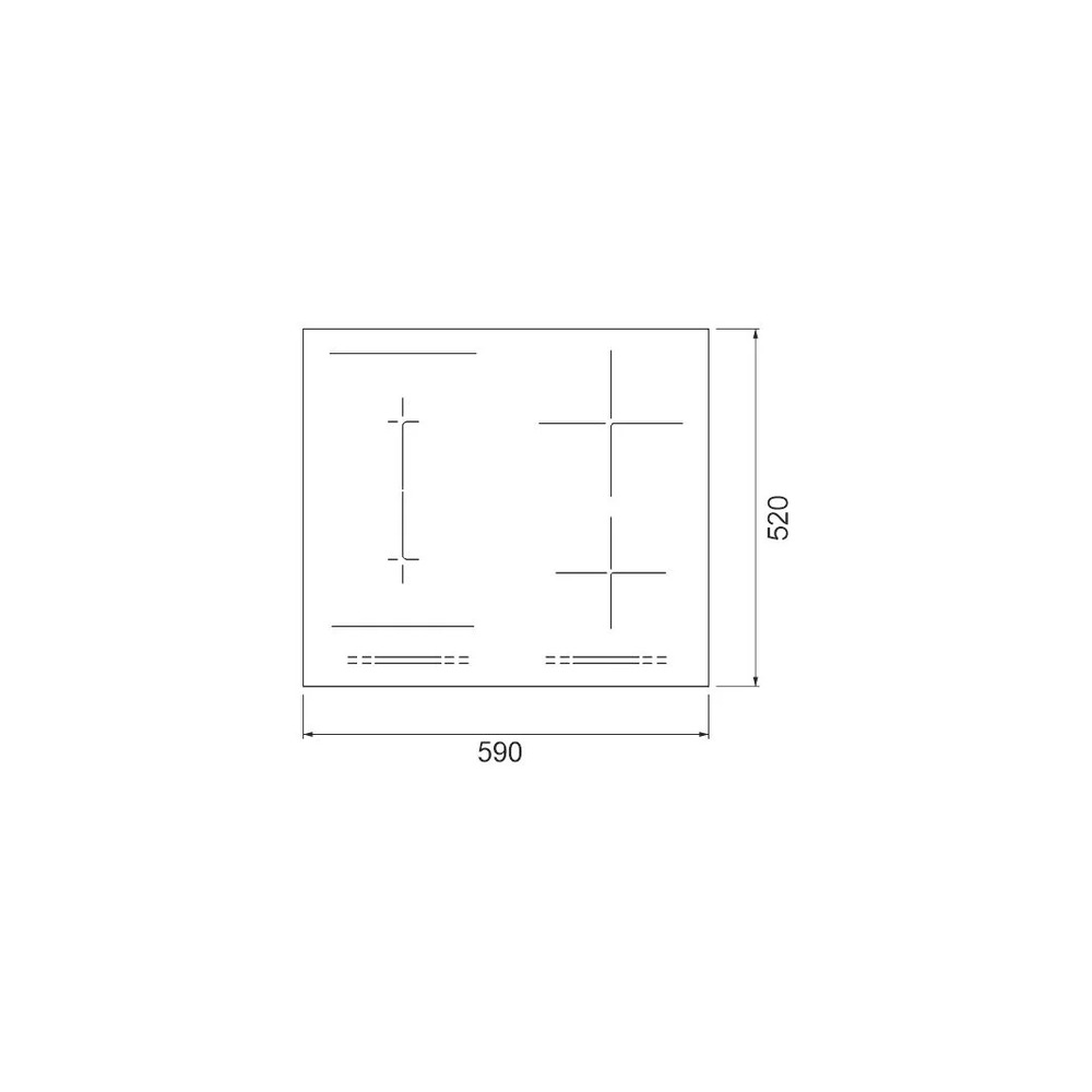 Cooktop DeBacco Montreal 20.07.48306 Indução 60 cm 4 Zonas 220V — imagem oficial 4