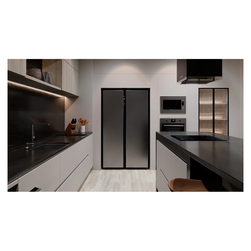 Refrigerador DeBacco Side By Side 20.07.78200 607 Litros Inox 220V — imagem oficial 4