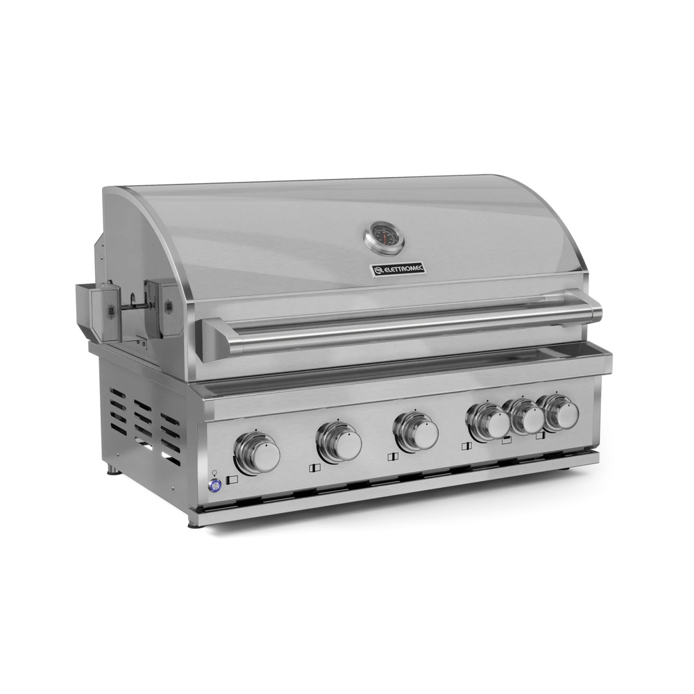 Churrasqueira Professional Gás Elettromec BBQ-6Q-36-XX-2SCA 36 Polegadas Inox 220V — imagem 1