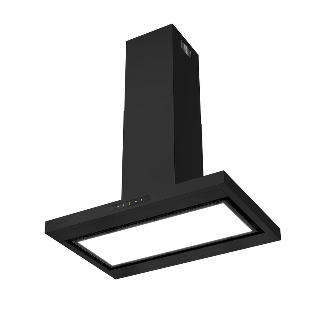 Coifa de Ilha Elettromec Adria Black Matte Connect CFI-ADR-90-BM-2ATA 90 cm Preta 220V — imagem 1