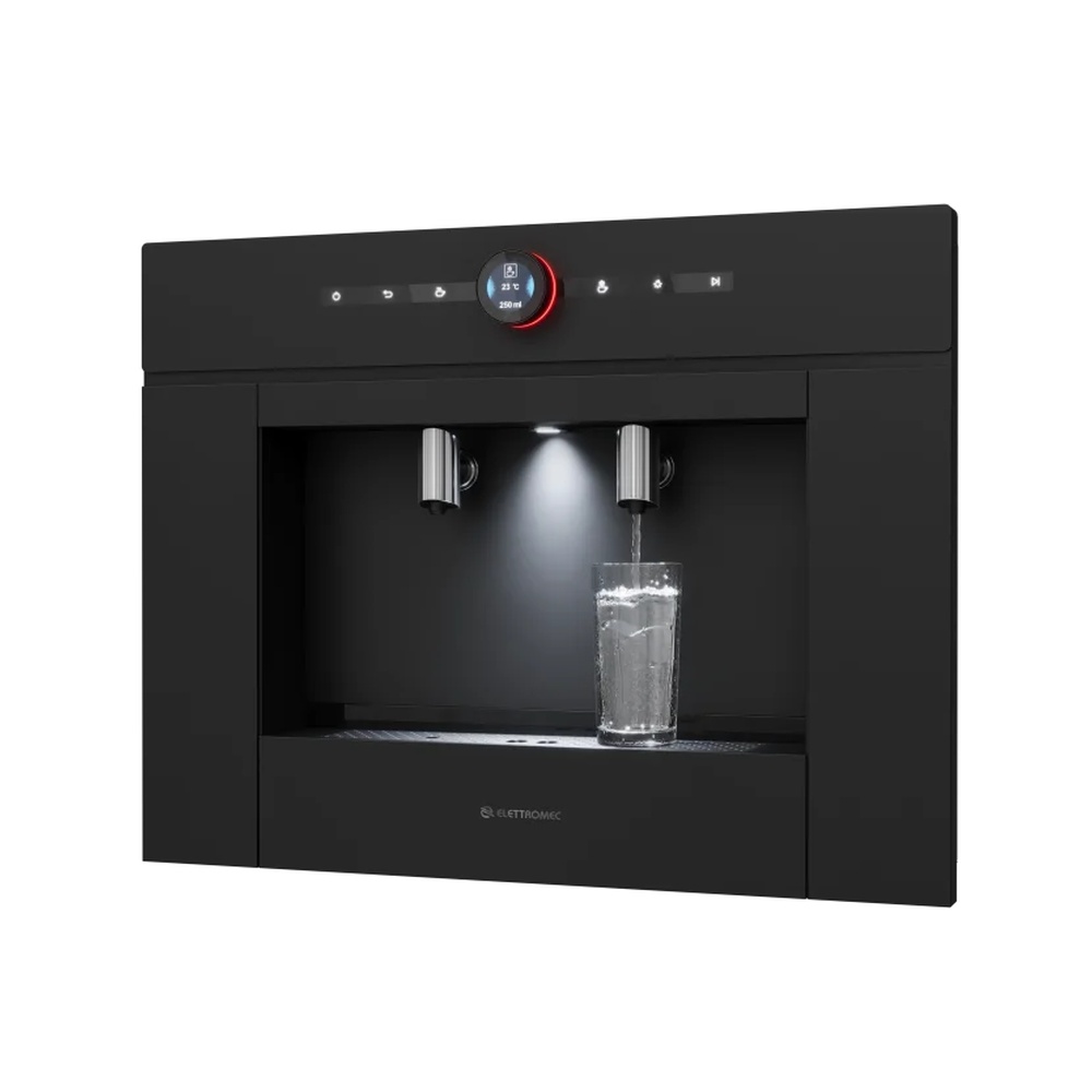 Dispenser de Água Black Matte Elettromec DA-BI-60-BM-2TNA Built-In 60 cm 220V — imagem 1