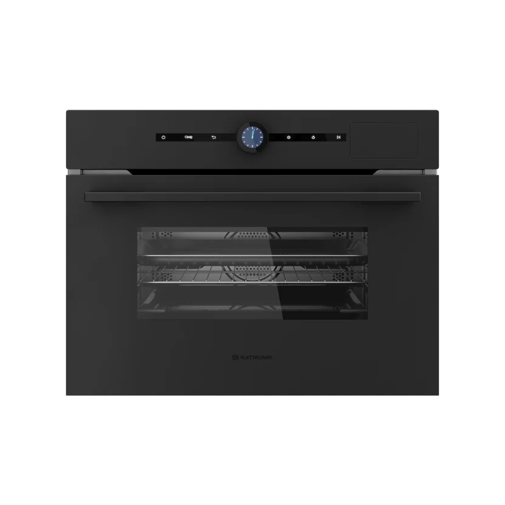 Forno Micro-ondas Elettromec Black Matte FMC-FR-45-BM-2TNA Built-In Convecção e Vapor 45 Litros 60 cm Preto 220V — imagem principal 1000x1000 sem corte