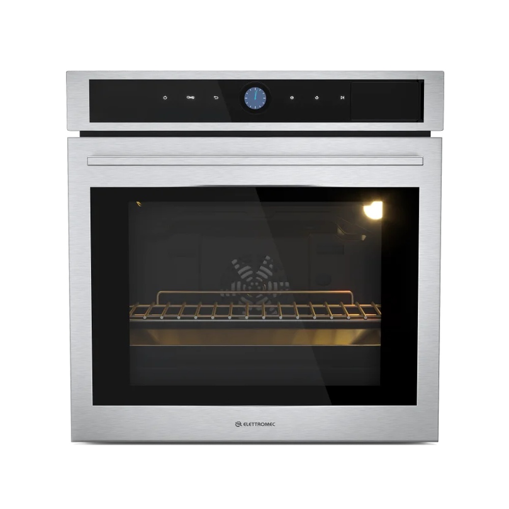 Forno Elétrico de Embutir a Vapor Elettromec Sole FV-DG-60-SL-2TNB 74 Litros 60 cm Inox 220V — imagem principal 1000x1000 sem corte