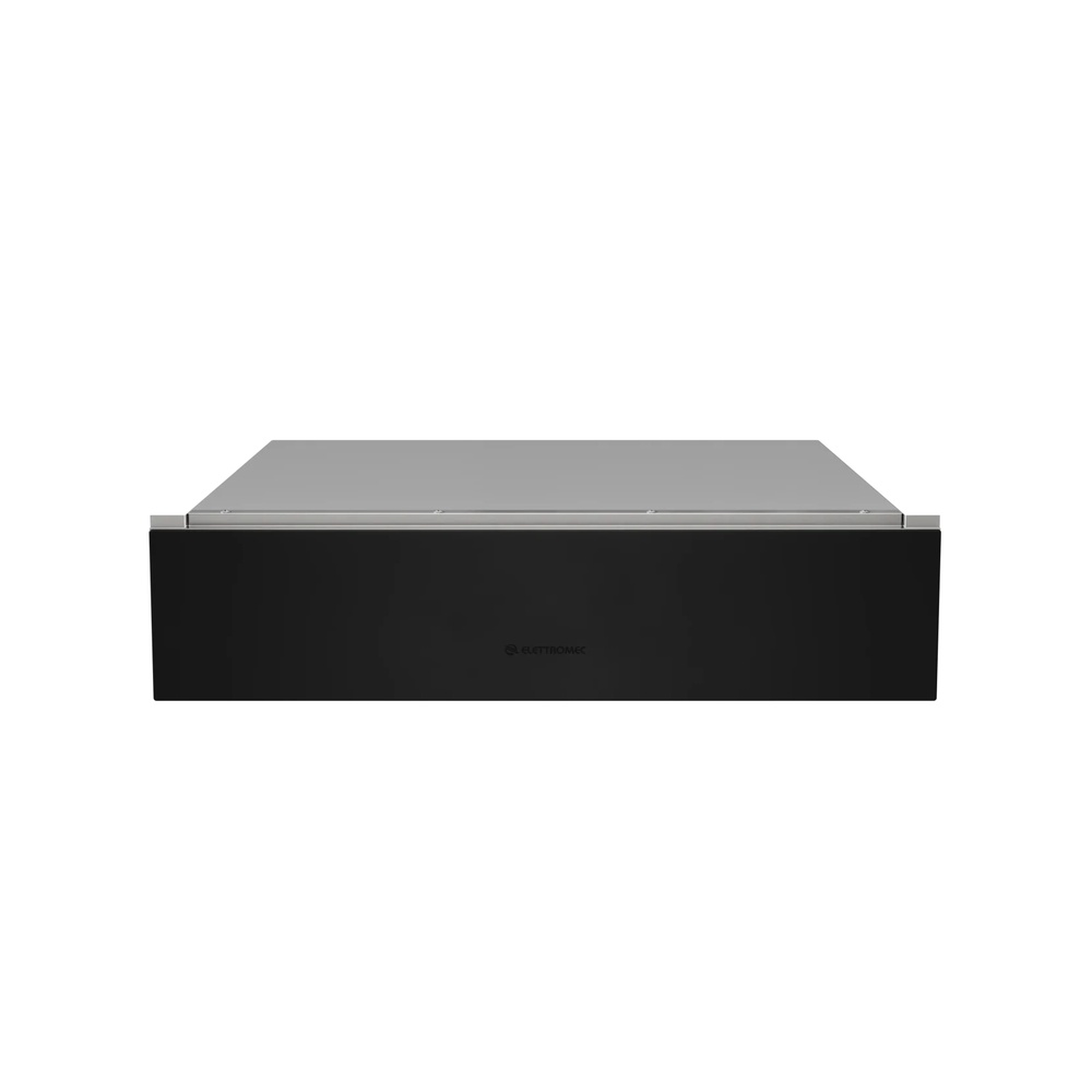Gaveta Aquecida Elettromec Black Matte GA-6S-14-BM-2TNA 14 cm Vidro Preto 220V — imagem principal 1000x1000 sem corte