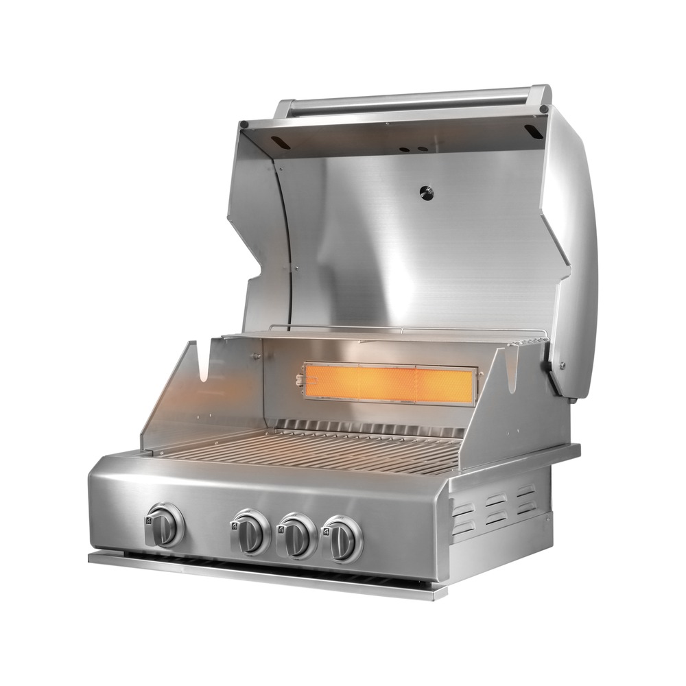 Churrasqueira a Gás de Embutir Evol Verona CBK300 3 Queimadores 64 cm Inox 220V — imagem oficial Evol 6