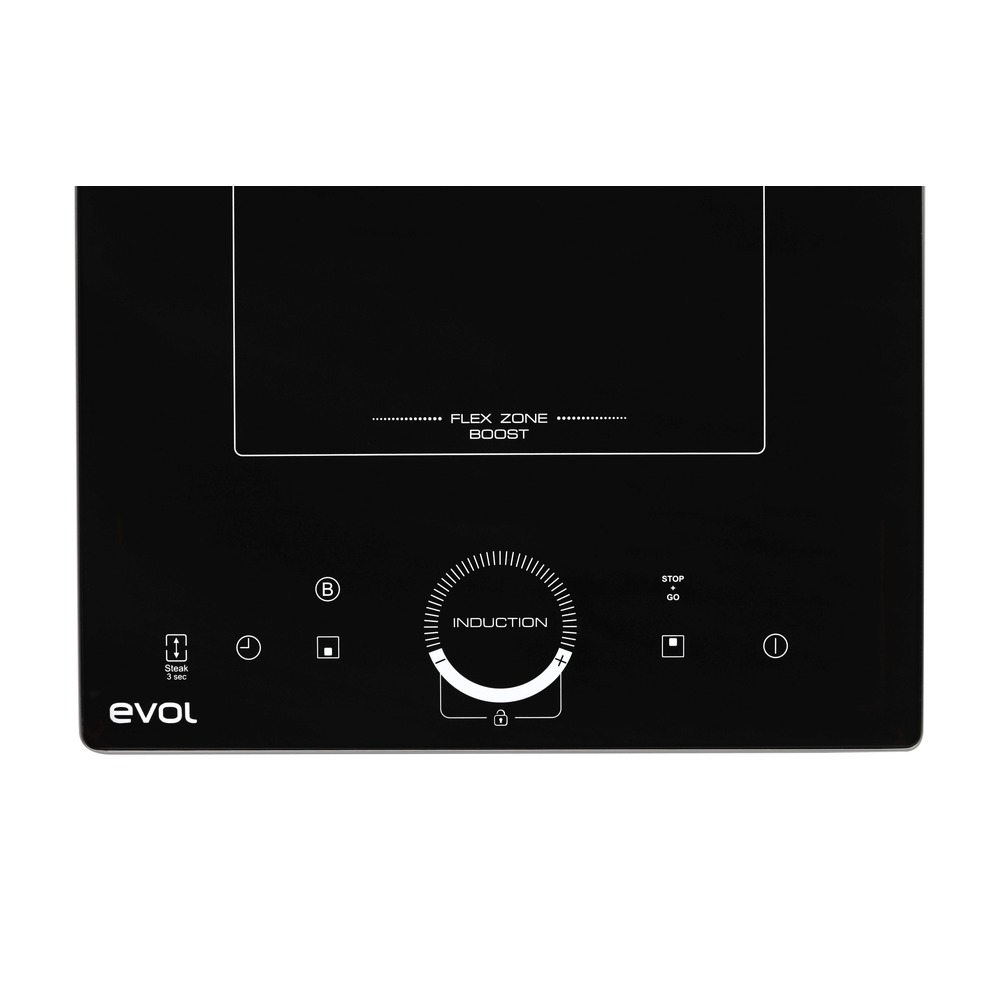Cooktop por Indução Evol ECTID2QM2A Dominó 2 Queimadores Vidro Preto 30 cm 220V — imagem oficial Evol 2