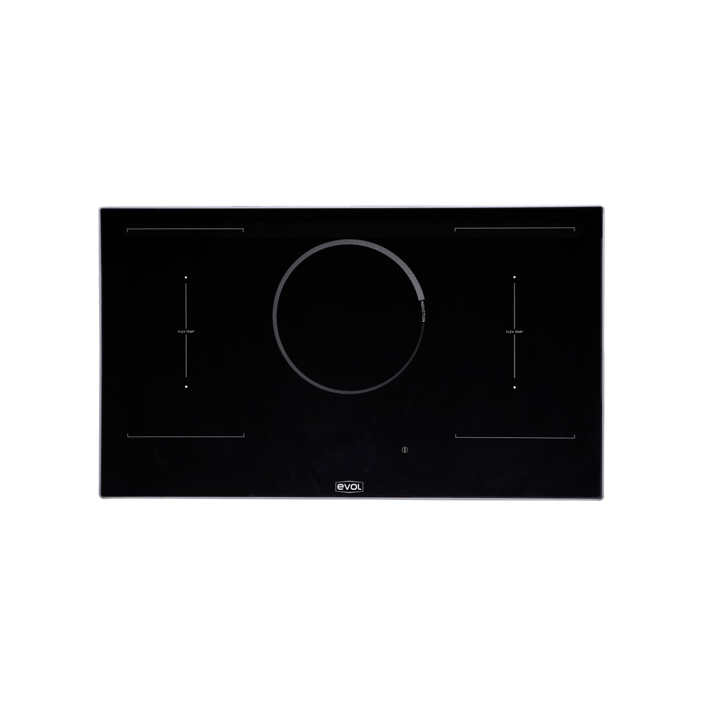 Cooktop de Indução Evol View ECTID5QM2B 5 Queimadores Smart 90 cm Preto 220V — imagem oficial Evol 1