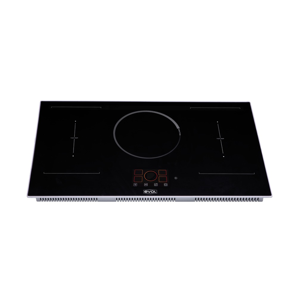 Cooktop de Indução Evol View ECTID5QM2B 5 Queimadores Smart 90 cm Preto 220V — imagem oficial Evol 4