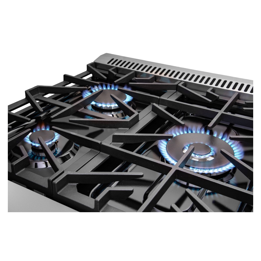 Fogão Profissional a Gás Evol Potenza EFGDF5QM2A 5 Bocas Forno Elétrico 160 Litros Inox 90 cm 220V — imagem oficial Evol 6