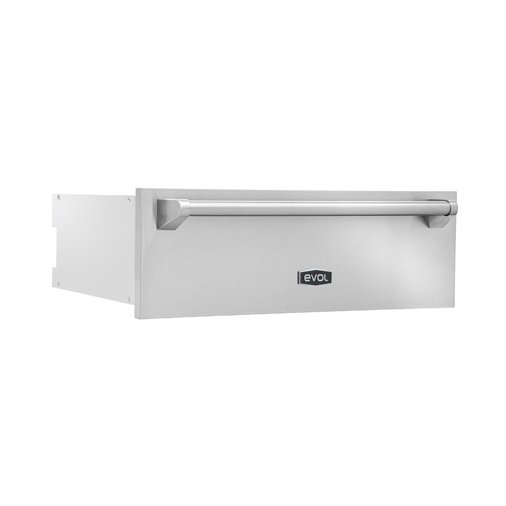 Gaveta Aquecida e Rechaud Evol H13 EGAEB0752A Inox 76 cm 220V — imagem oficial Evol 2