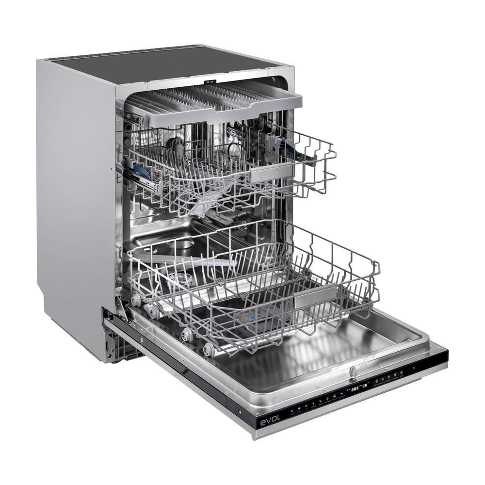 Lava-louças de Revestir Evol ELLER0152A 15 Serviços Preto 60 cm 220V — imagem oficial Evol 3