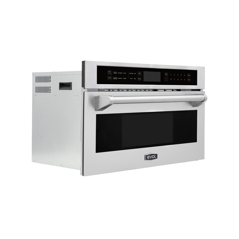 Micro-ondas Combinado Evol H13 EMCEB0752A 44 Litros Inox 76 cm 220V — imagem oficial Evol 3