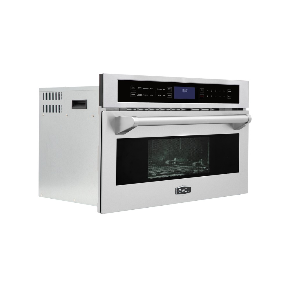 Micro-ondas Combinado Evol H13 EMCEB0752A 44 Litros Inox 76 cm 220V — imagem oficial Evol 4