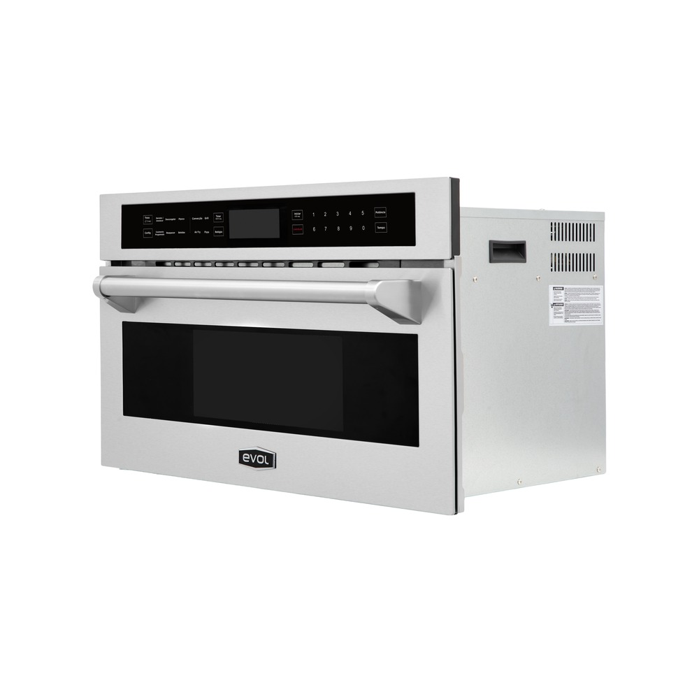 Micro-ondas Combinado Evol H13 EMCEB0752A 44 Litros Inox 76 cm 220V — imagem oficial Evol 5
