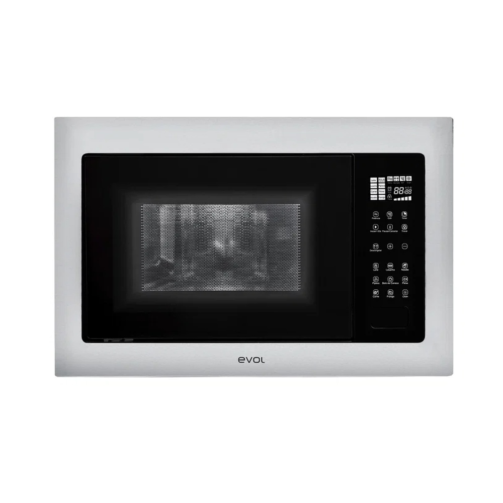 Micro-ondas Combinado de Embutir Evol C13 EMOEB0252A 25 Litros Inox 60 cm 220V — imagem principal 1000x1000 sem corte