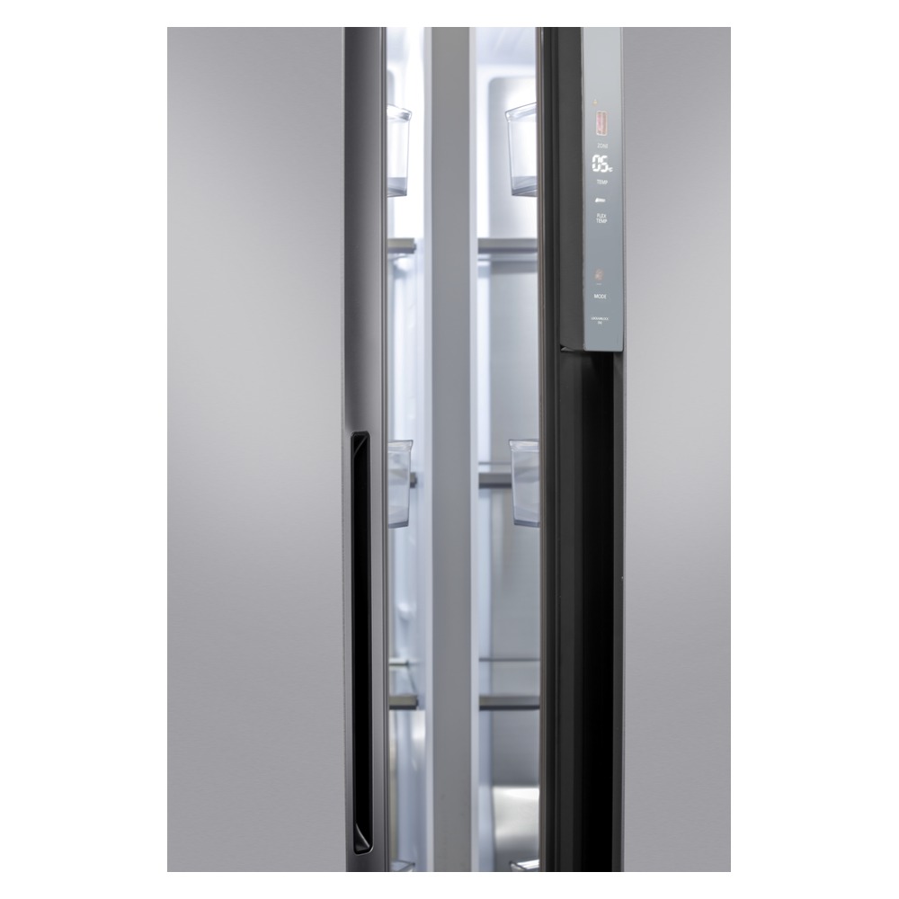 Refrigerador Evol Side by Side ERDEF4362A 436 Litros Inox 84 cm 220V — imagem oficial Evol 4