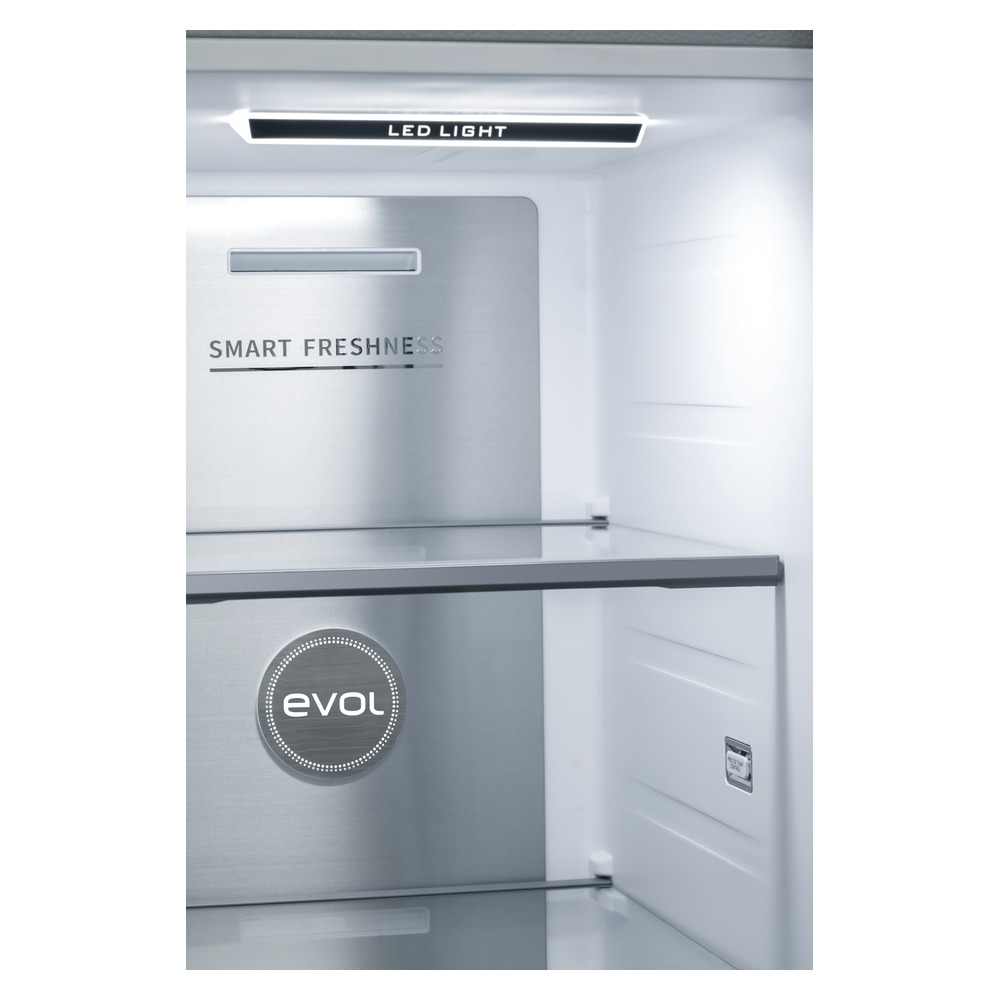 Refrigerador Evol Side by Side ERDEF4362A 436 Litros Inox 84 cm 220V — imagem oficial Evol 5