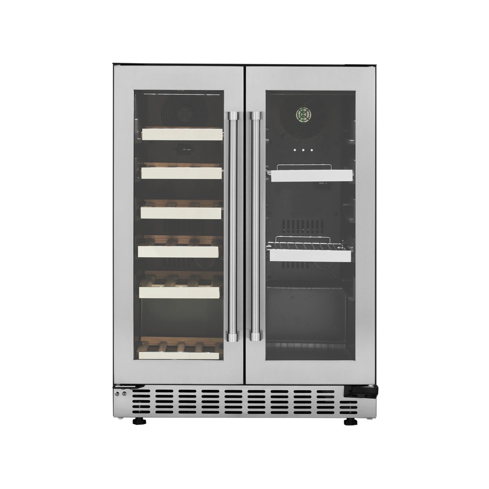 Adega Dual Wine e Beer Center Evol JC-115DR220 115 Litros Inox 220V — imagem oficial Evol 1