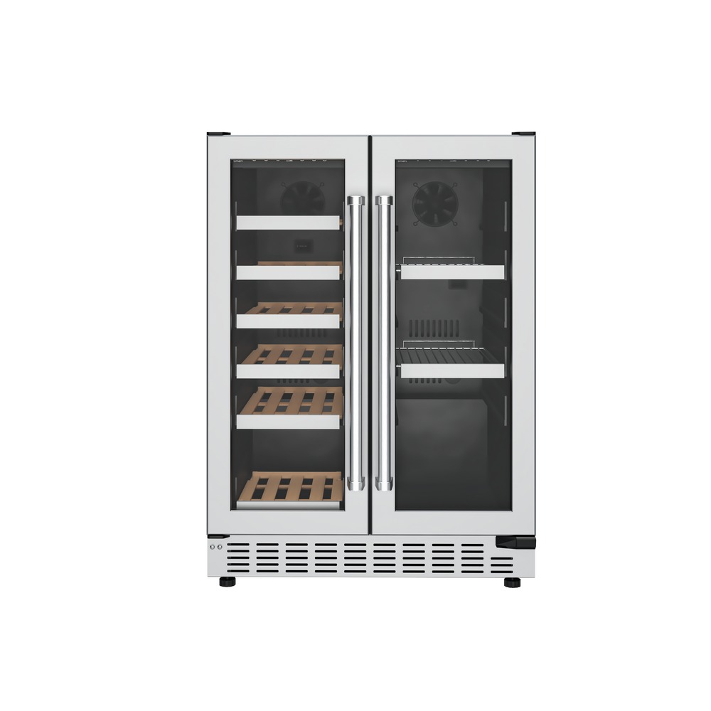 Adega Dual Wine e Beer Center Evol JC-115DR220 115 Litros Inox 220V — imagem oficial Evol 2