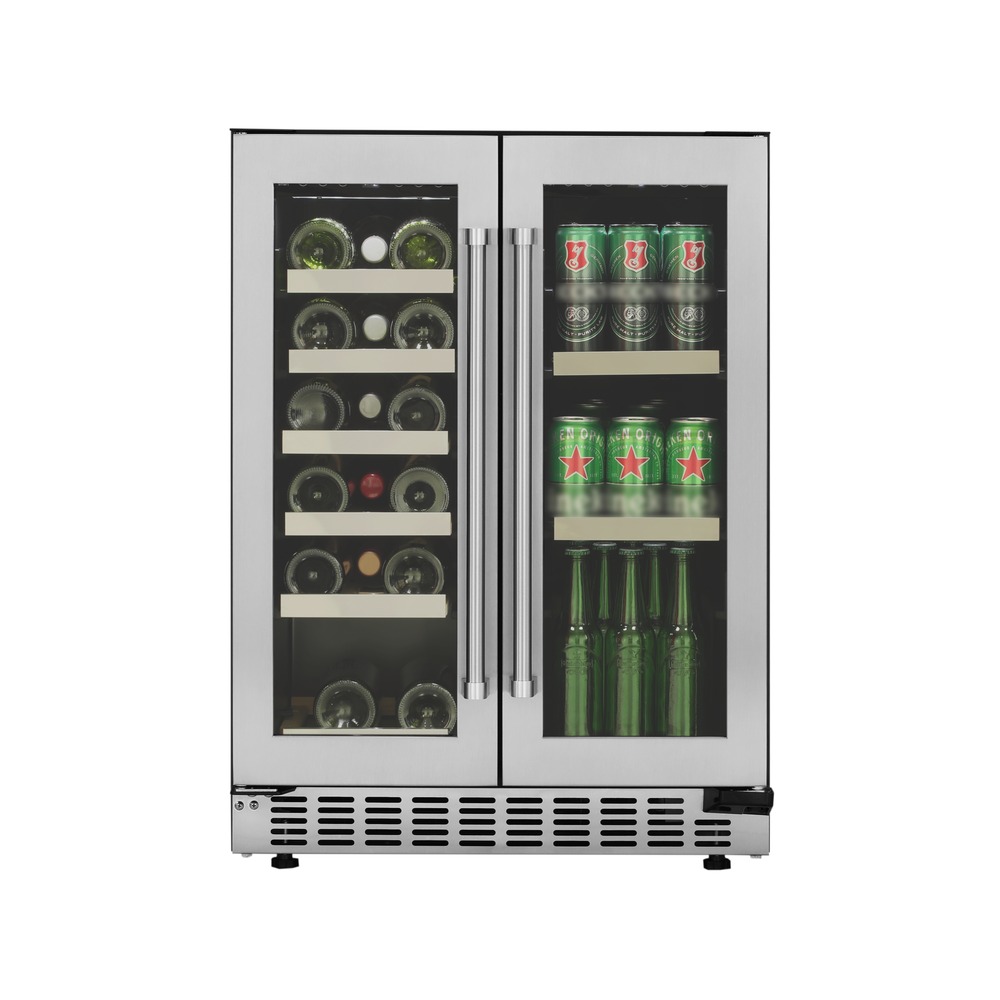Adega Dual Wine e Beer Center Evol JC-115DR220 115 Litros Inox 220V — imagem oficial Evol 3