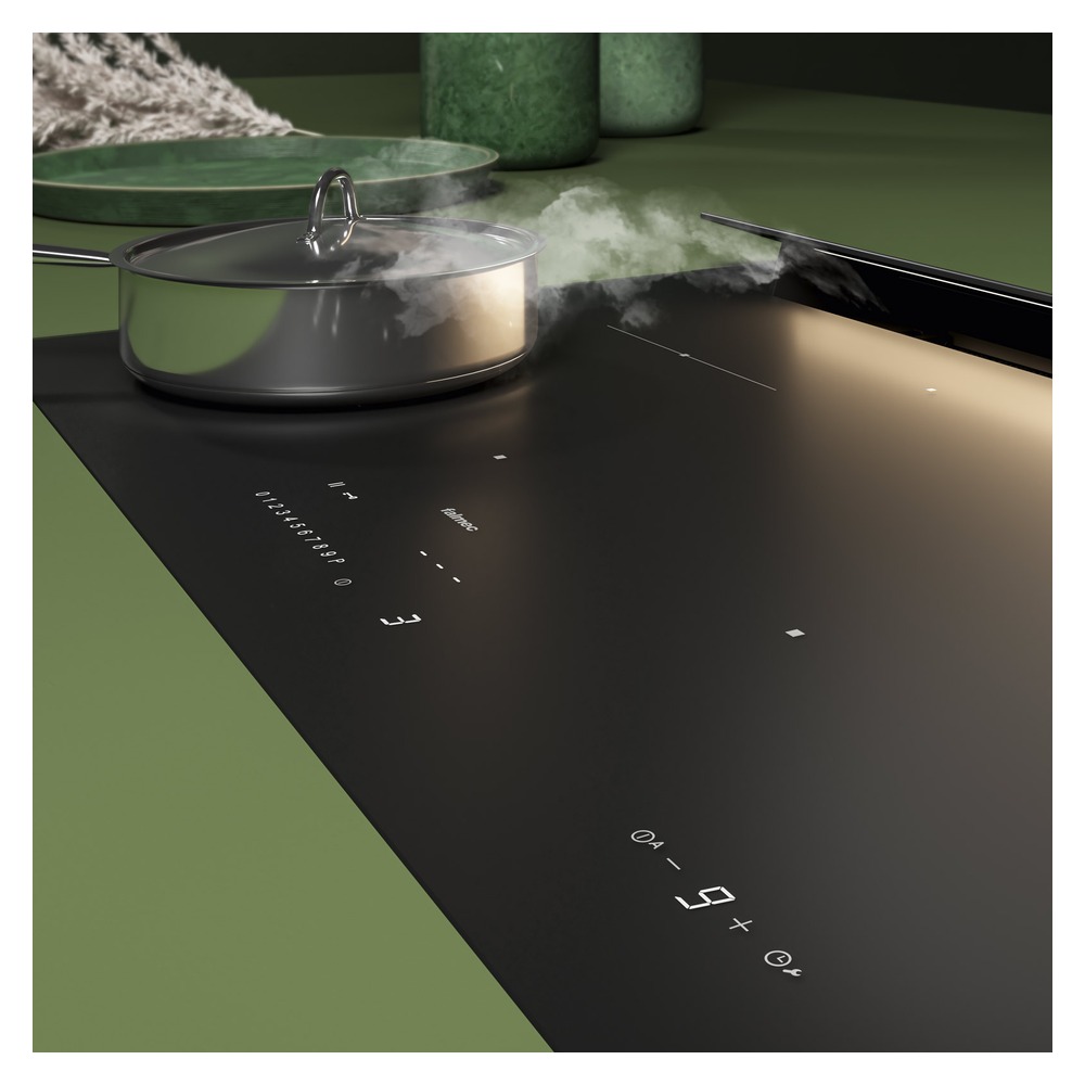 Cooktop com Coifa Integrada Falmec Brera 75 cm 220V — imagem oficial Falmec 3