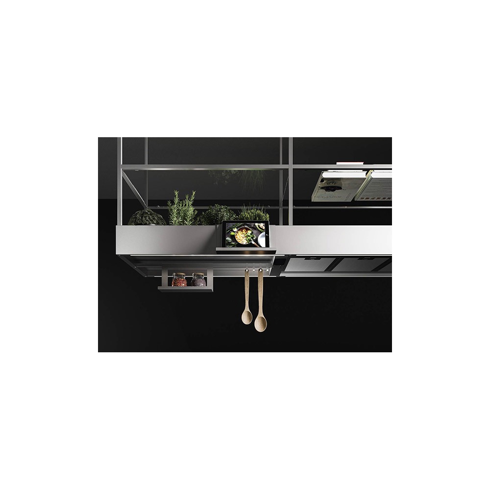 Coifa Spazio Black Matte Ilha 180 cm 220 V — imagem oficial Falmec 2