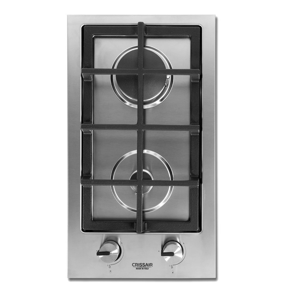 Cooktop a Gás Crissair Semi-Filo Duo CCP302 2 Bocas Inox 30 cm Bivolt - imagem 1