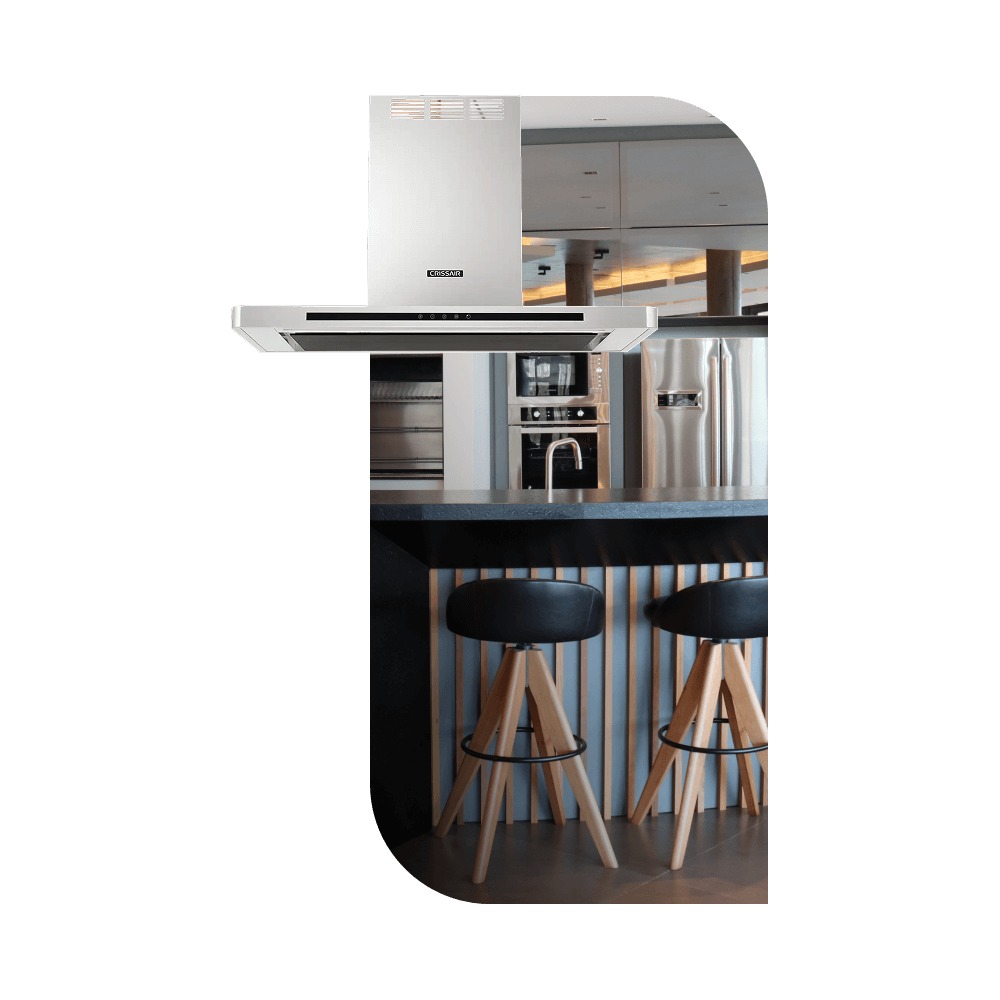 Diferenciais da Coifa Crissair Drito Plane Inox
