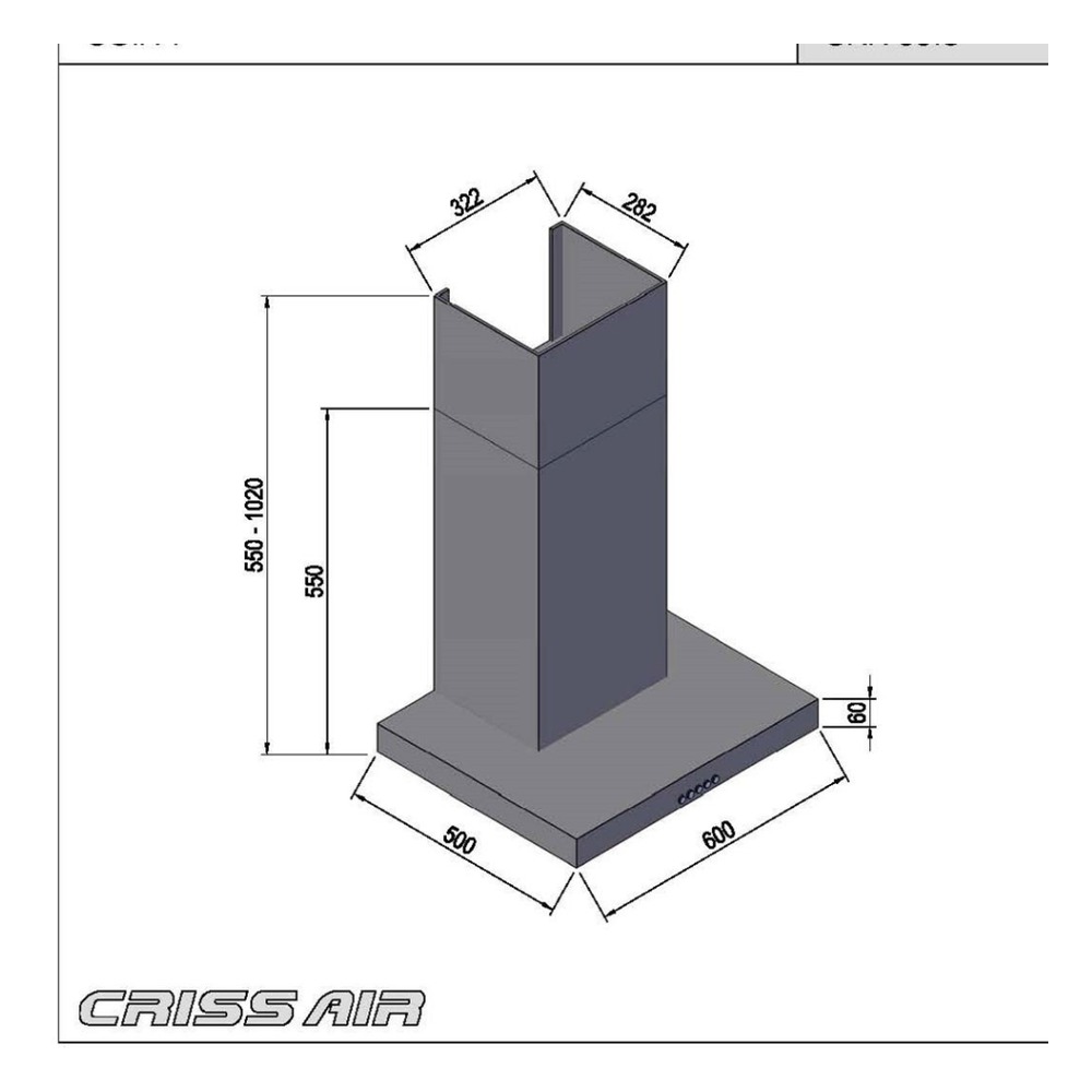 Coifa de Parede Crissair Soft 60 CRR09.6 Inox 220V - imagem 6