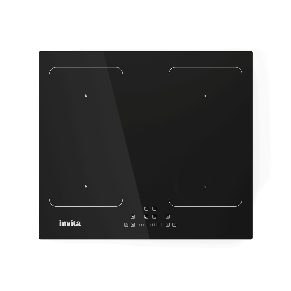 Cooktop de Indução Invita I-CKI-4Q-60-CI-2ATA 4 Zonas 60 cm Preto 220V