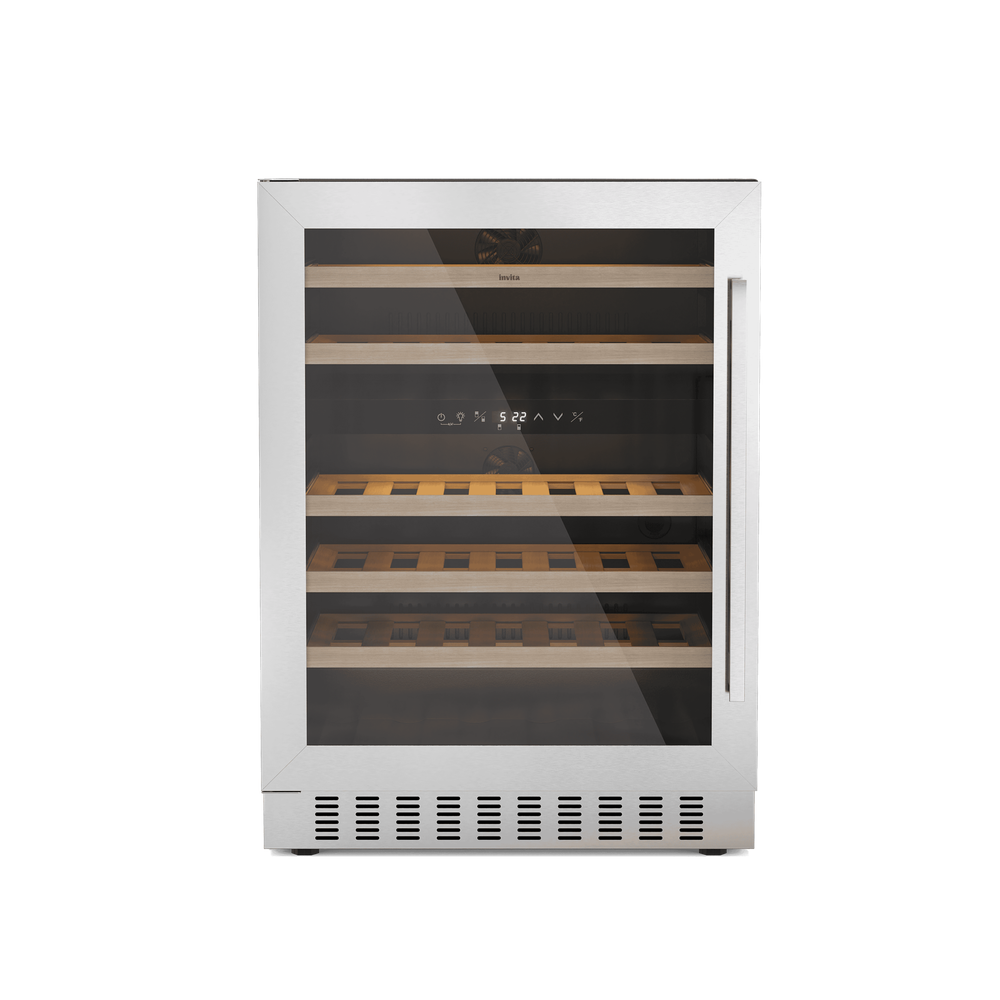 Adega Invita I-CV-2BI-46-XV-2ATA Dual Zone Built-In 46 Garrafas Inox 45 cm 220V