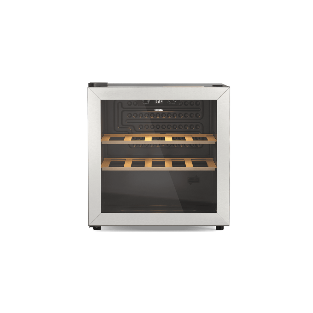 Adega Invita i-CV-FS-16-XV-1ATA Freestanding 14 Garrafas Inox 45 cm 127V