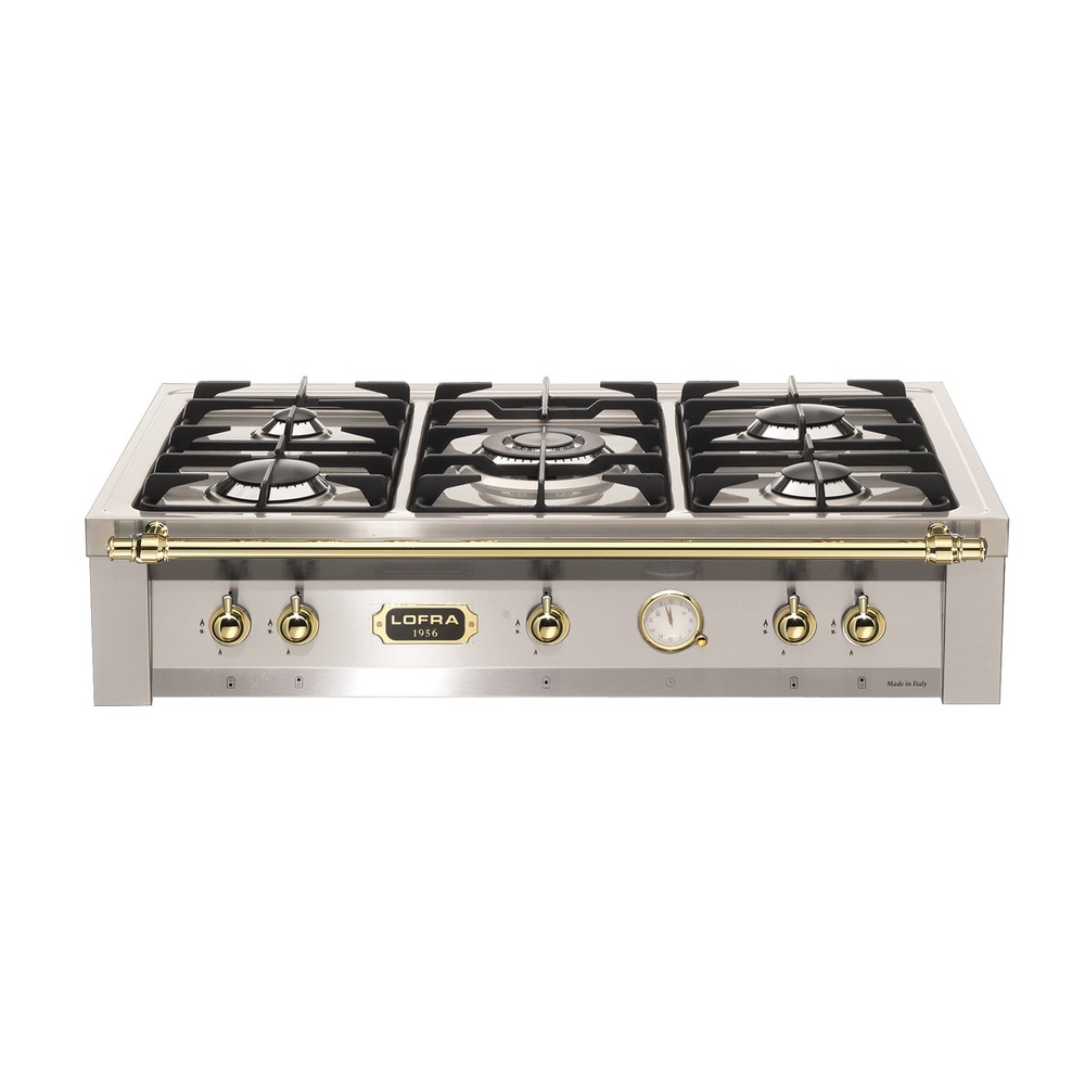 Rangetop Lofra Dolcevita TRS96/5 5 Queimadores 90 cm Inox Escovado 220V